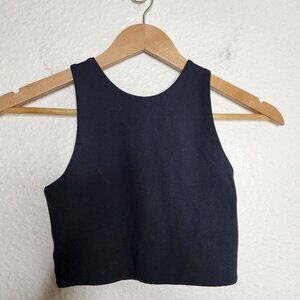 Girlfriend Collective Dylan Bra in Black Women's Size XS